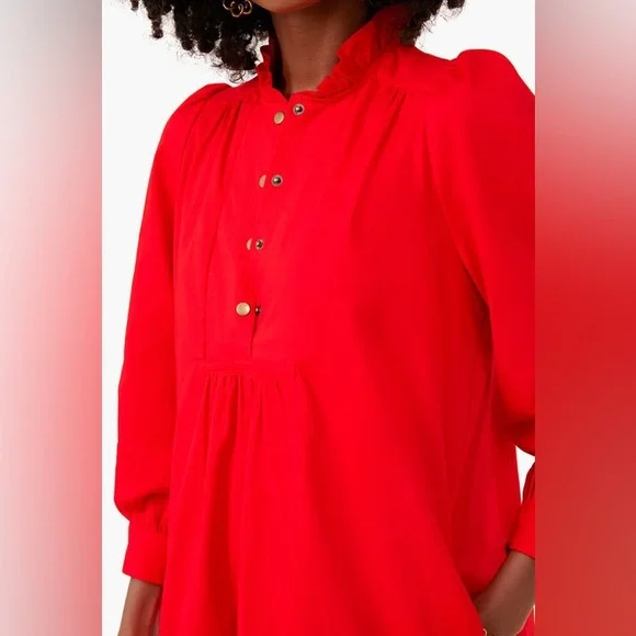 Tuckernuck POMANDER PLACE Red Claiborne Dress - Picture 8 of 12